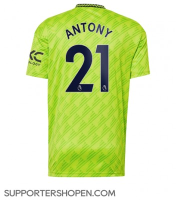 Manchester United Antony #21 Tredje Matchtröja 2022-23 Kortärmad